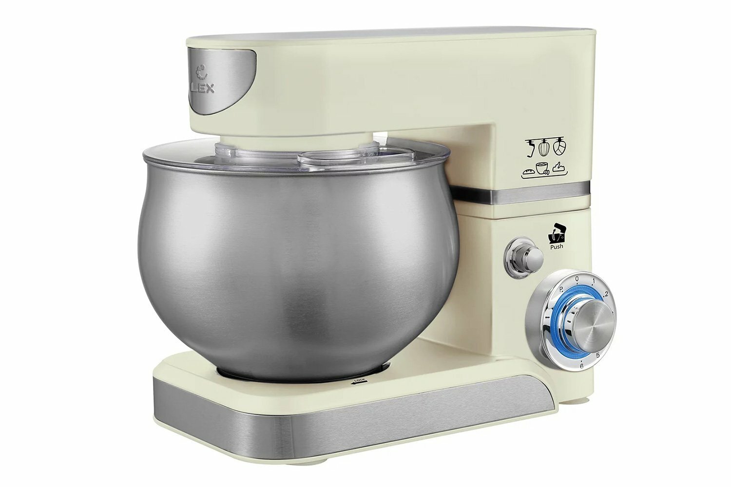 фото Миксер планетарный стационарный LEX LXMX4111, бежевый