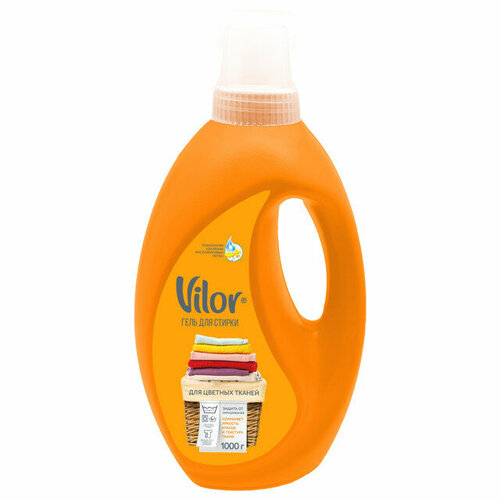 Гель для стирки vilor для цветных тканей 1л 669₽