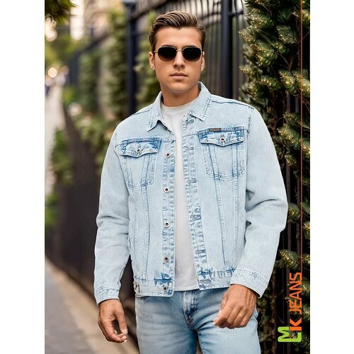 фото Куртка-рубашка mkjeans, размер xxxl, slate blue