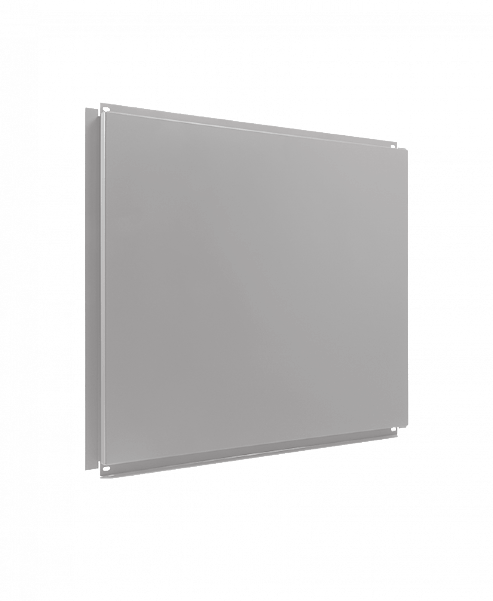 фото Металлокассеты открытого типа крепления 1 мм 580х580 мм, цвет Зеленый (RAL 6005)