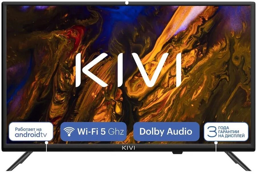 Kivi 24" M24HD70B черный HD 60Hz DVB-T2 DVB-C Smart TV (RUS)