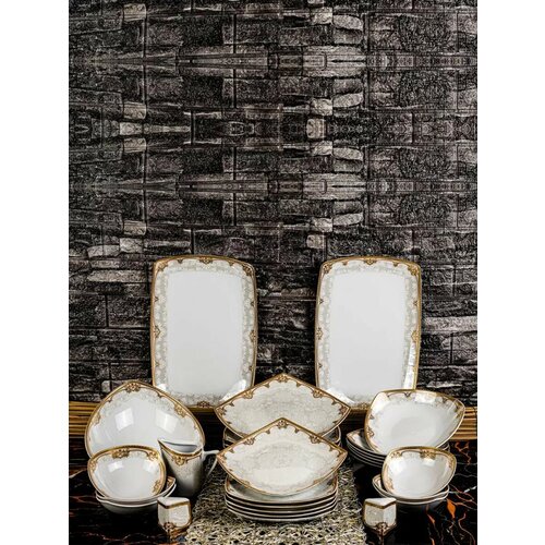 Сервиз столовый PARDIS Azara фарфор 30 элементов мытье в посудомойке 12500₽