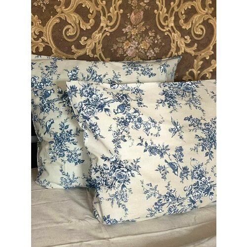 Наволочка Райский сад голубой 2 шт 1482₽