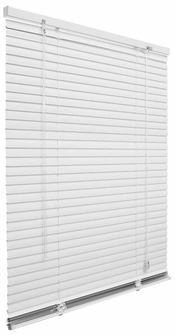 Жалюзи горизонтальные 80х160 см белые
