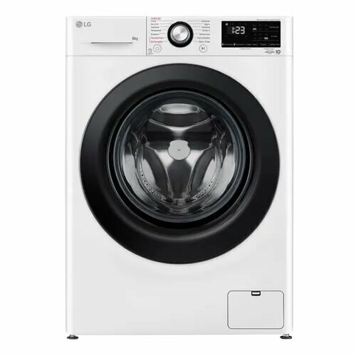 Стиральная машина LG F2V3PS6W с фронтальной загрузкой с паром 8кг 1200обмин инверторная 49990₽
