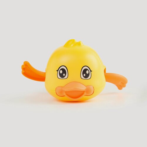 Изображение товара Игрушка для купания, 14 см, заводная, пластик, желтая, Утенок, Duck yellow, Kuchenland