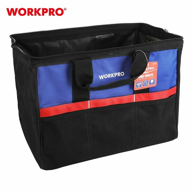Сумка для инструментов 445x290x320 мм, на молнии WORKPRO — фото 1