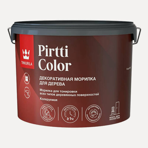 Изображение товара Морилка Tikkurila Pirtti Color (9л) база под колеровку