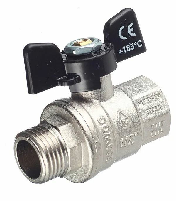 Бугатти Кран шаровый 3/4 г. ш. (бабочка) — фото 1