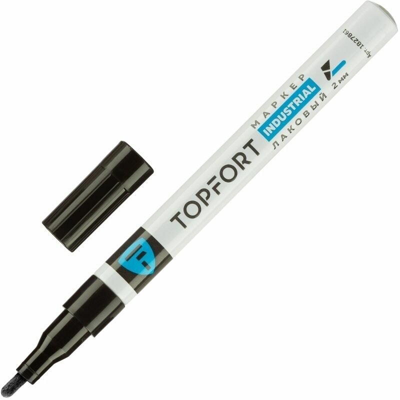 Маркер Topfort "Industrial", лаковый, 2 мм, черный (ZP1101)