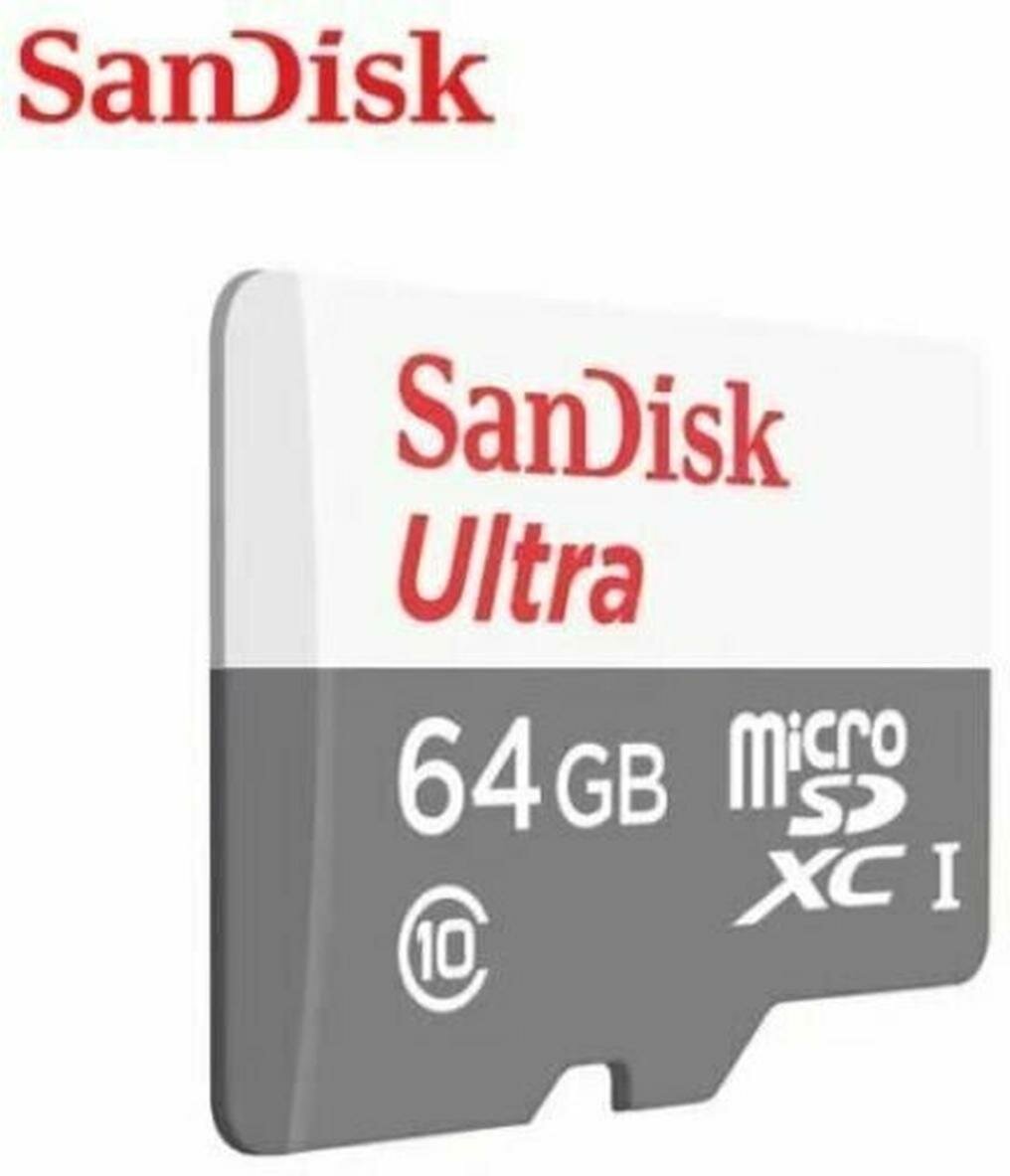 Карта памяти Sandisk Ultra micro SDXC 64Gb Class 10 UHS-I (100/10 MB/s) — фото 1