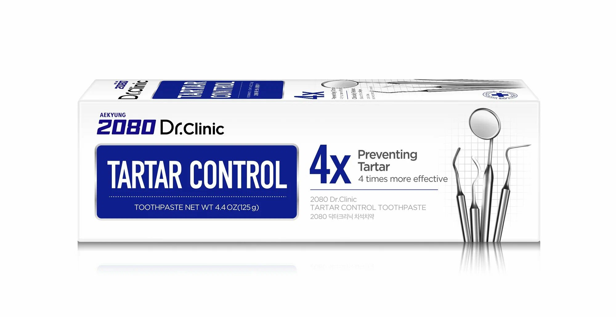 Зубная паста Dr.Clinic "2080", отбеливающая, высокого уровня, 125 г