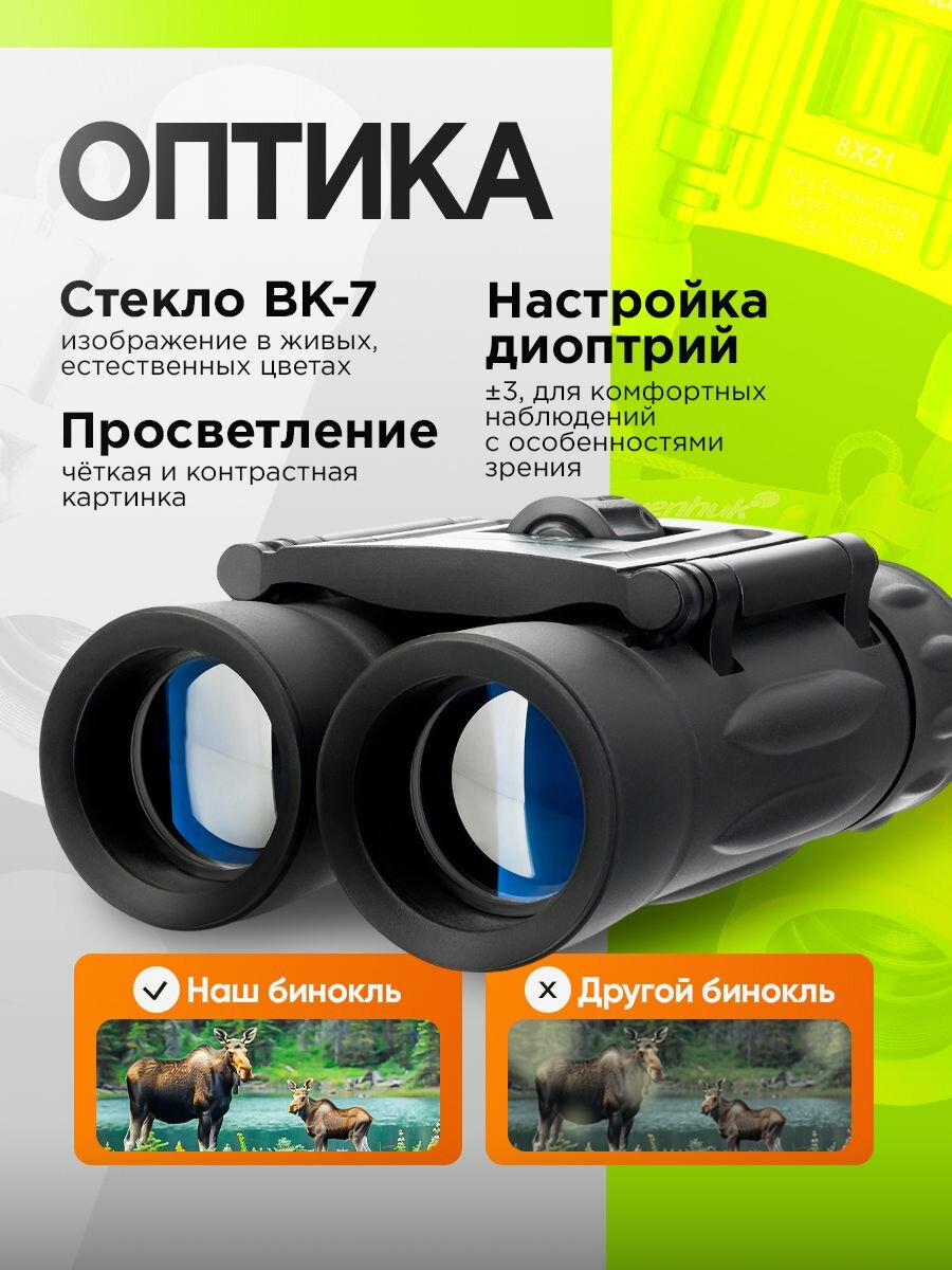 Бинокль Levenhuk Atom 10x25 — фото 1