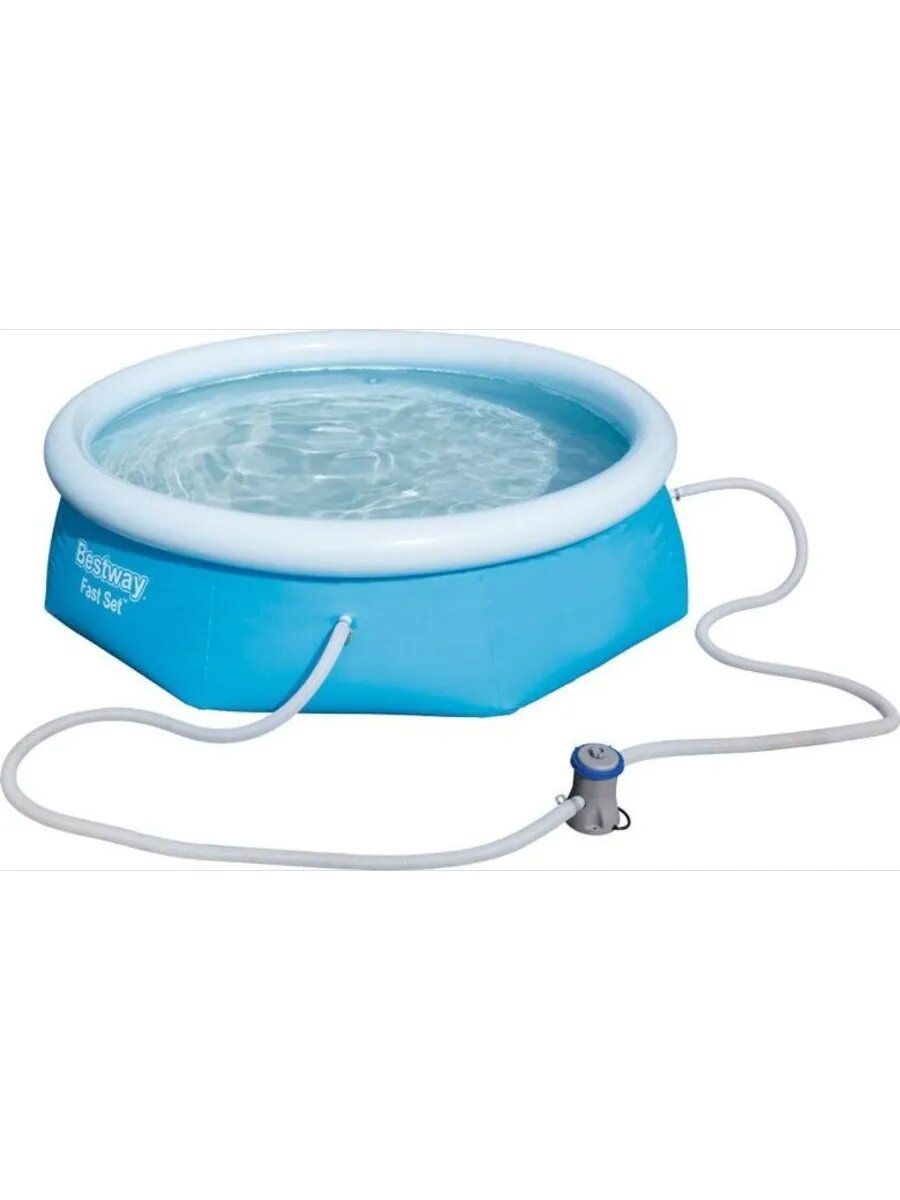 Бассейн надувной 57268 244х66см 2300л+фильтр-насос