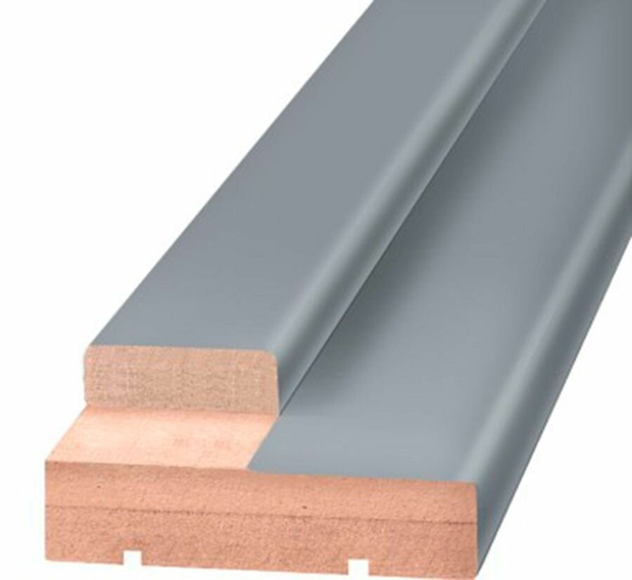 Олови порог дверной 74х968мм ламинированный Серый