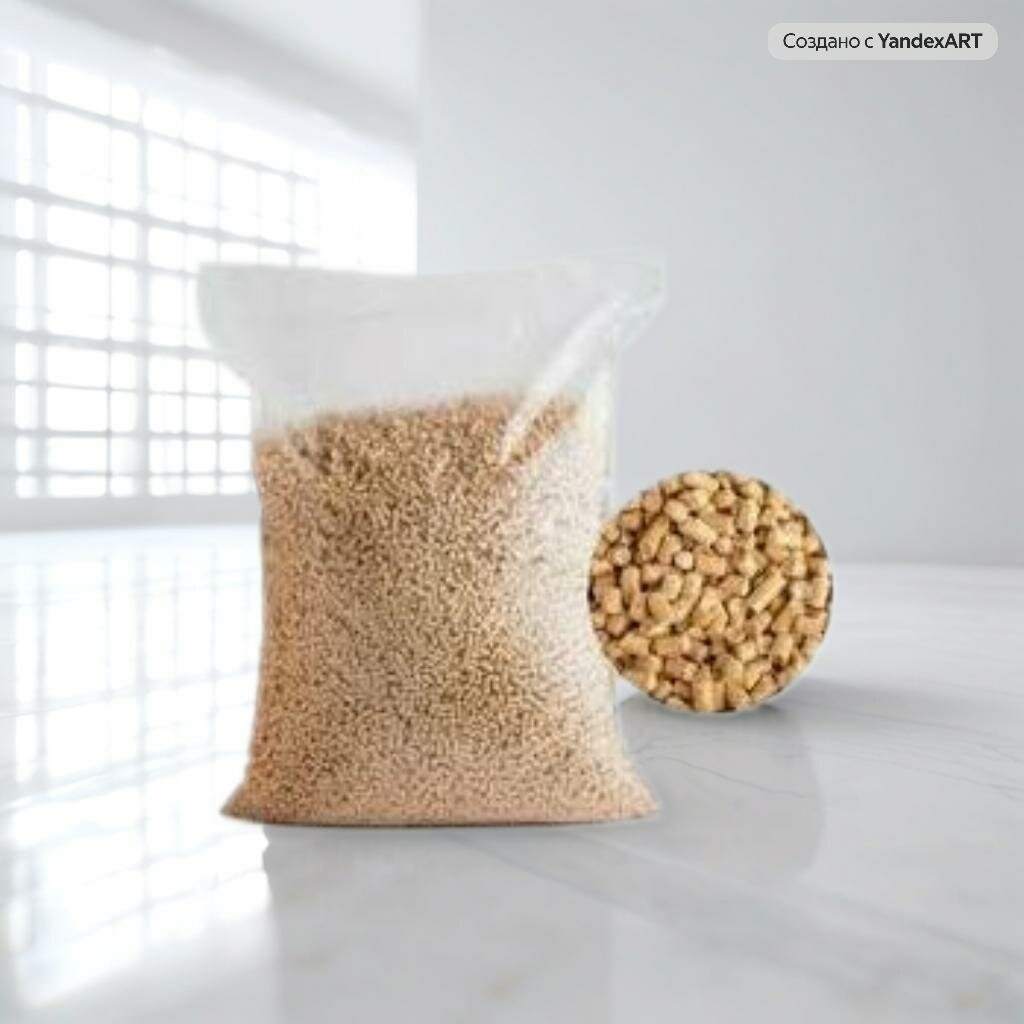 Наполнитель для лотков и клеток из хвойных пород деревьев , 40 литров