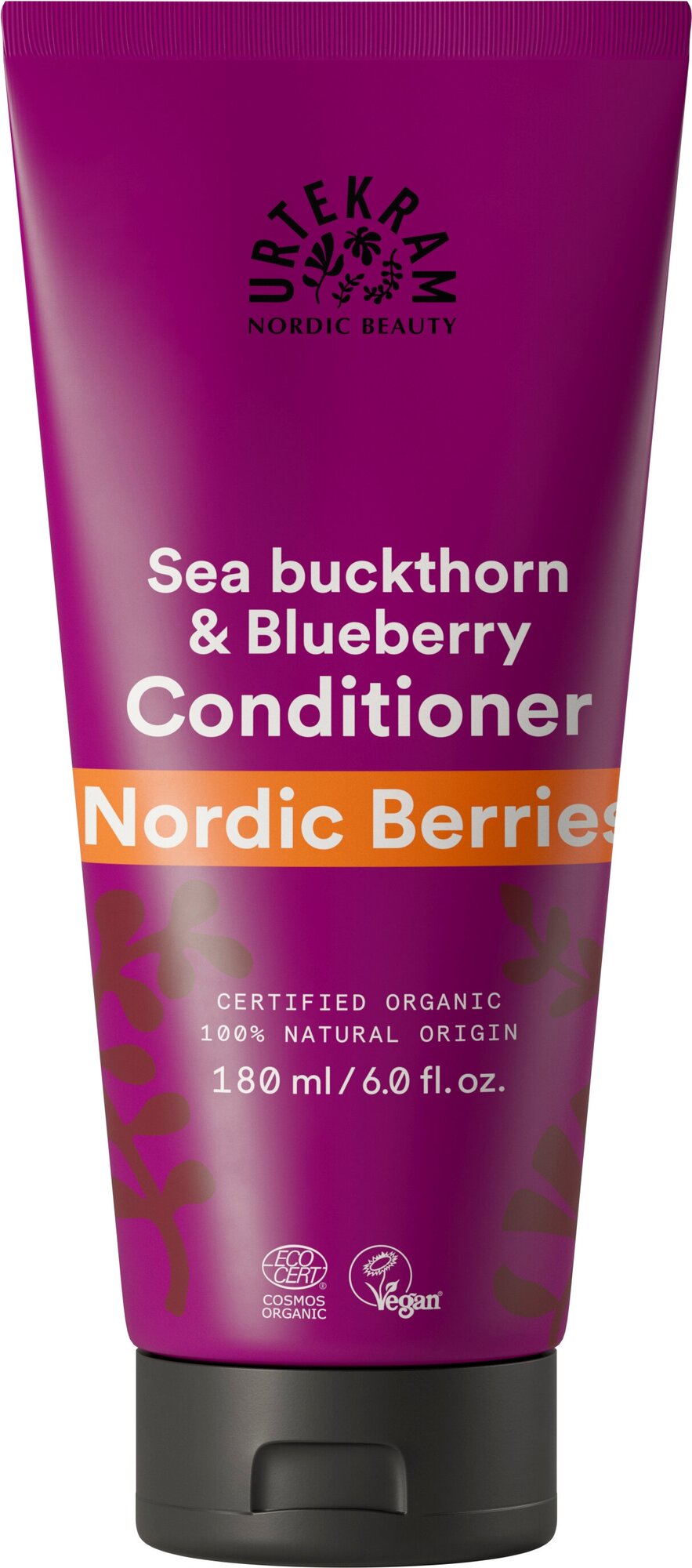 Кондиционер для волос, восстанавливающий "Северные ягоды", натуральный, органтческий, Urtekram, 180 мл
