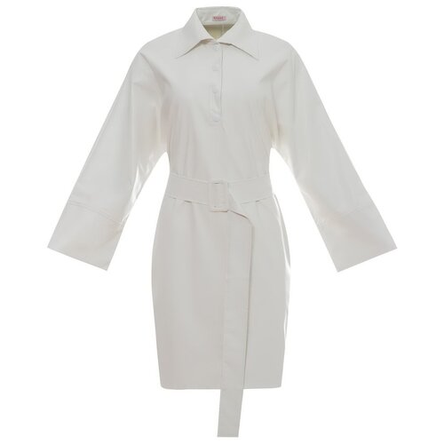 Платье женское MINAKU: Leather look цвет белый, р-р 48 4962520 .