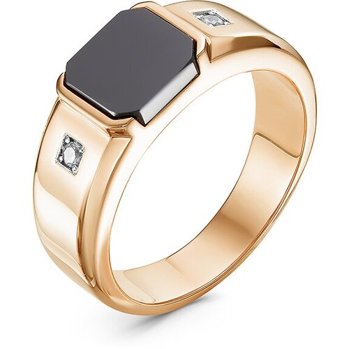 фото Золотое кольцо кюз del'ta dдп040019р с фианитом diamant-online