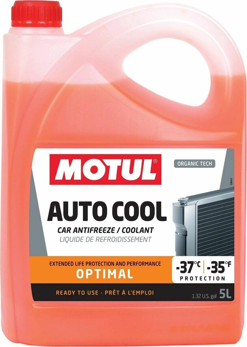Антифриз Motul Auto Cool Optimal (-37) ( 5 L)