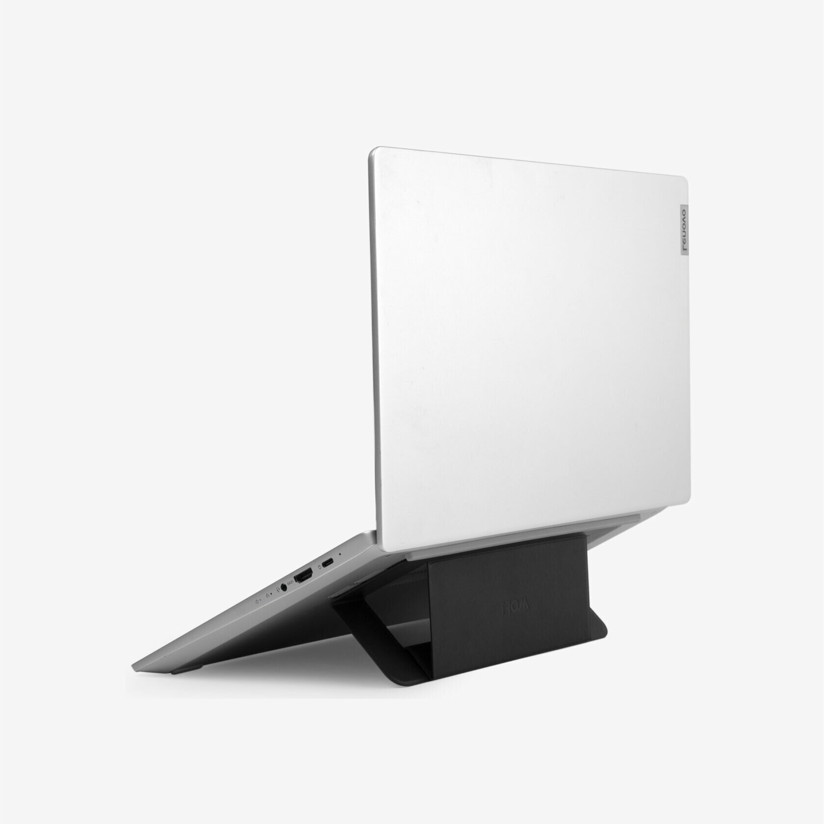 Клейкая подставка для ноутбука MOFT Airflow Laptop Stand / 2 положения / Многоразовая / Черная