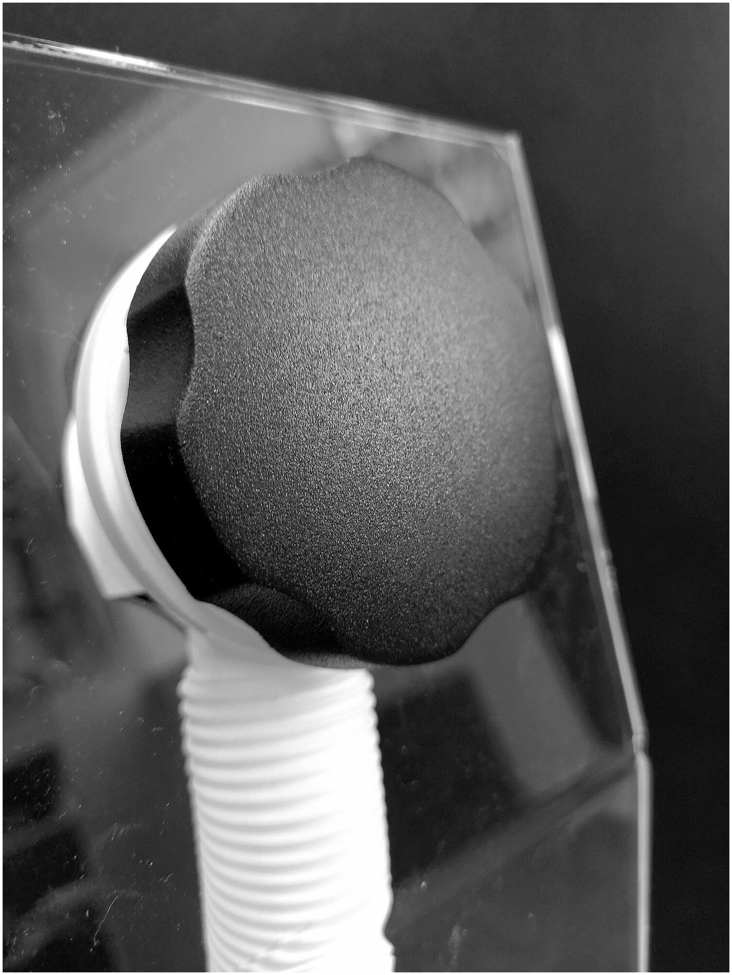 Слив перелив для ванны полуавтомат черный матовый Vega 60см BLACK - фотография № 2