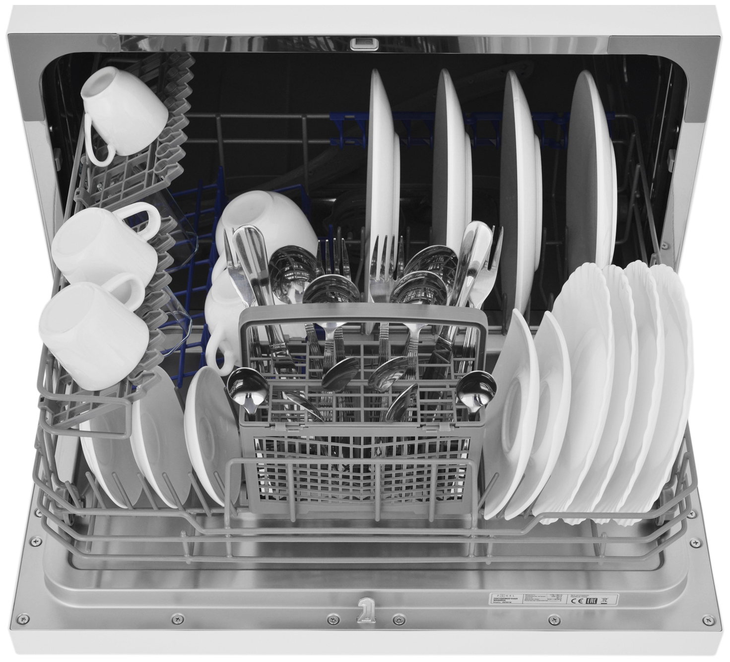 Компактная посудомоечная машина ZUGEL ZDF551W белая - фотография № 4