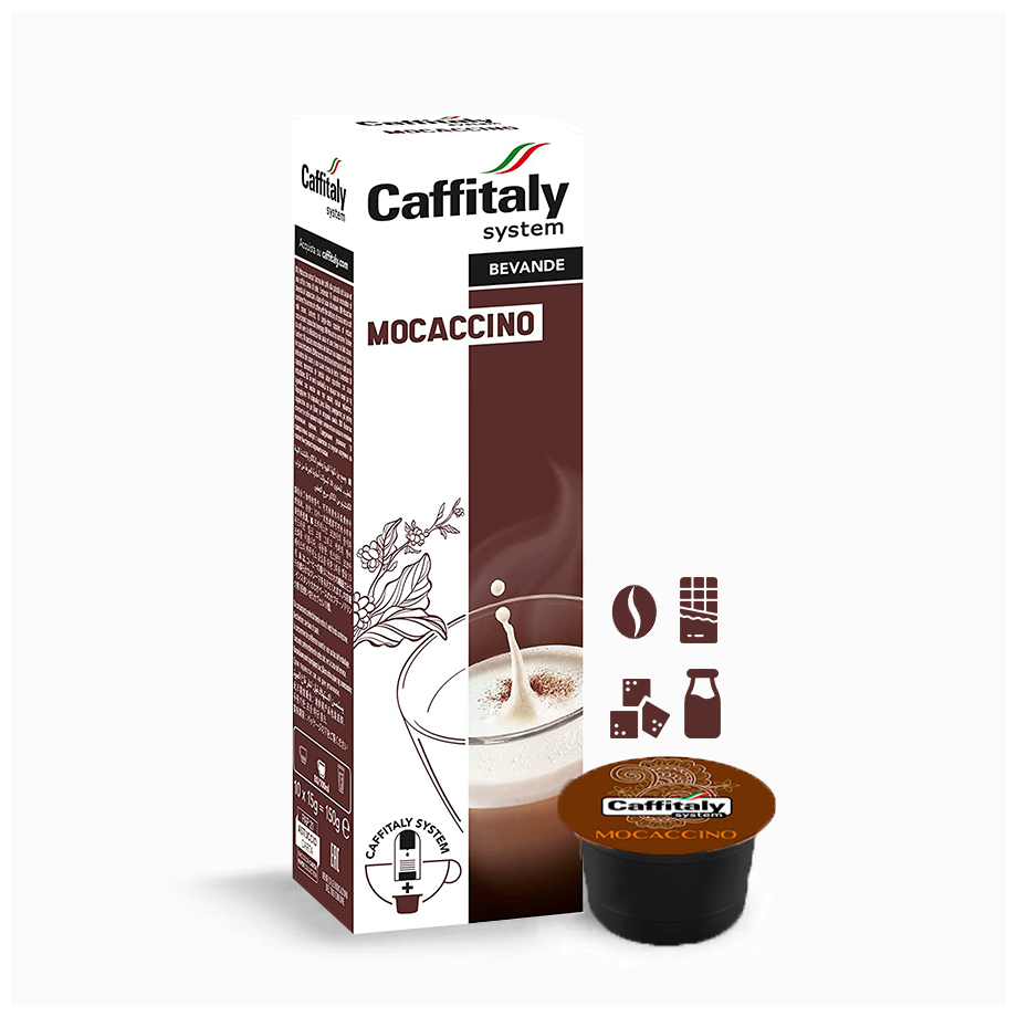 Кофейно-молочные напитки в капсулах Caffitaly System Ecaffe Набор Шоколадная жизнь (3 сорта по 10 капсул) - фотография № 2