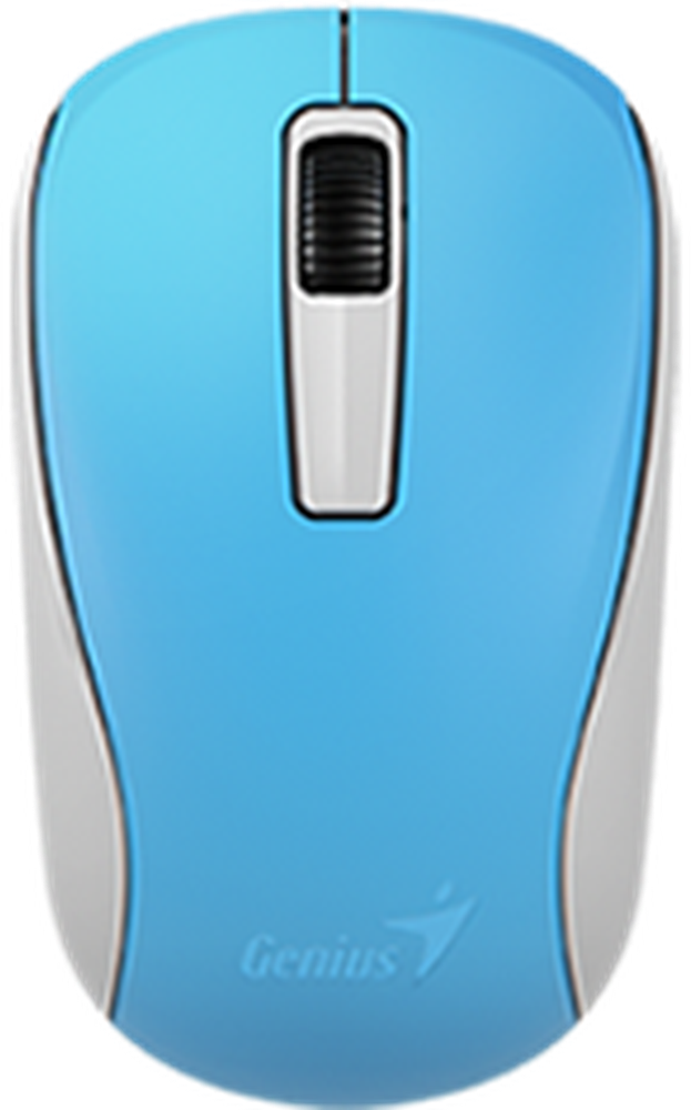 Мышь беспроводная NX-7005 голубая (blue, G5 Hanger), 2.4GHz wireless, BlueEye 1200 dpi, 1xAA New Package Genius - фото №3