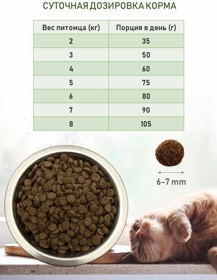 Econature Sterilised Adult Cat Chicken Formula корм для стерилизованных кошек, курица 15 кг - фотография № 4