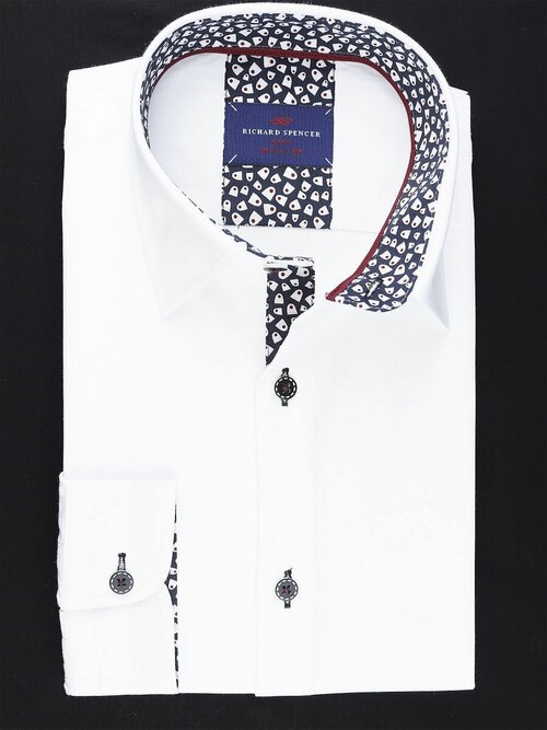 Школьная рубашка RICHARD SPENCER, размер 10(140), белый