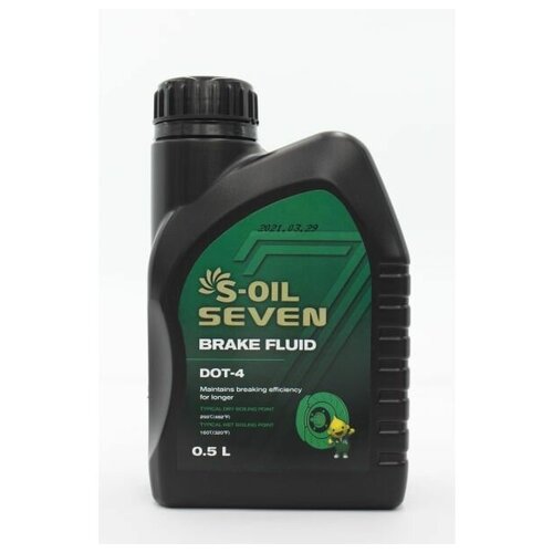 S-OIL 7 BRAKE FLUID DOT4 0,5 л Жидкость тормозная