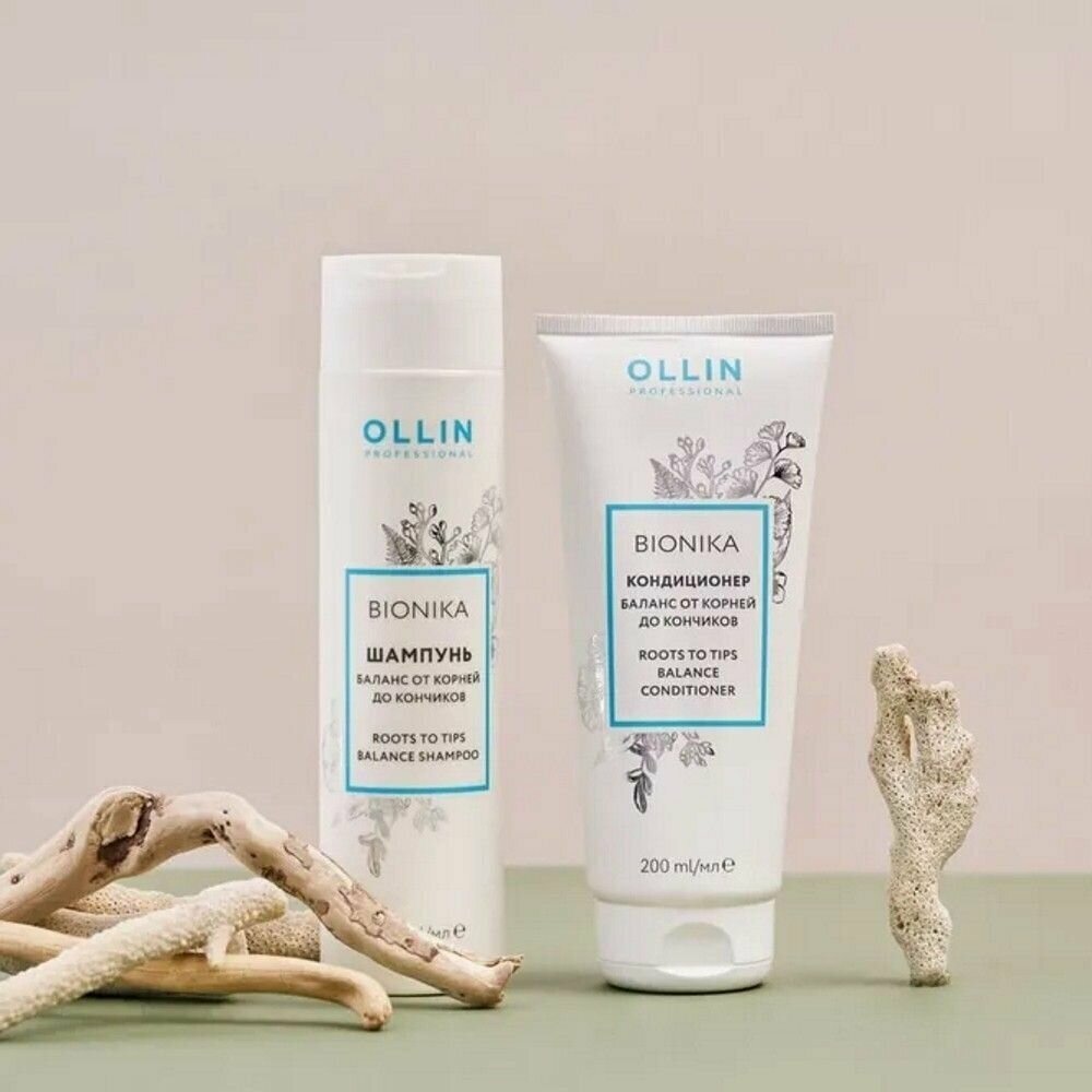 Ollin Professional Кондиционер "Баланс от корней до кончиков" Roots To Tips Balance Conditioner 200 мл (Ollin Professional, ) - фото №7