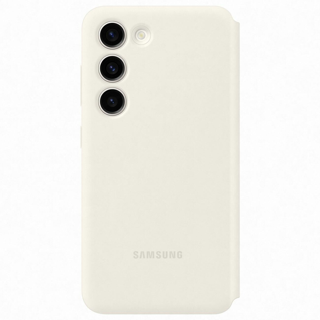 Чехол Samsung Galaxy S23 Smart View Wallet Case (EF-ZS911CUEG) Cream - фото №2