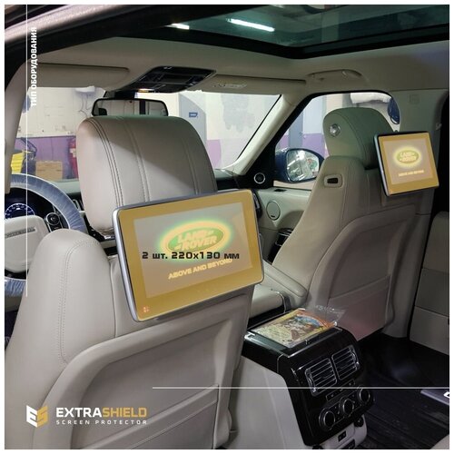 Защитная статическая пленка для задних мониторов (2 шт,) для Land Rover Range Rover (L405) (матовая)