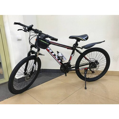 Велосипед 24 черно-красный подростковыйвзрослыйженскиймужской 1699000₽