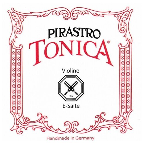 Струна E для скрипки Pirastro Tonica Medium Ball P312721 струна скрипичная е ми tonica сталь серебро сильного натяжения mittel на петле pirastro 312841