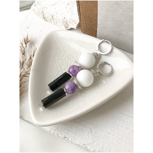 Серьги из натуральных камней