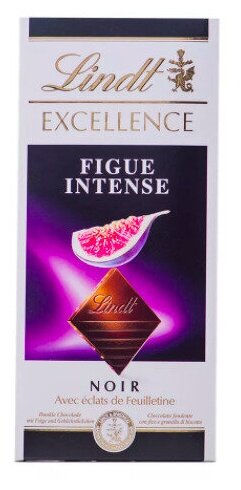 Lindt Excellence темный шоколад с инжиром, 100 г - фотография № 6