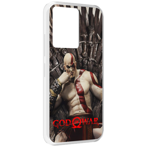 Чехол MyPads God of War Кратос для Infinix Note 12 5G X671 / Note 12 Pro 5G задняя-панель-накладка-бампер чехол mypads god of war кратос атрей для infinix note 12 i x667 задняя панель накладка бампер