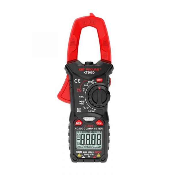 Токоизмерительные клещи c True RMS КТ 206D, КВТ 80753 (1 шт.)