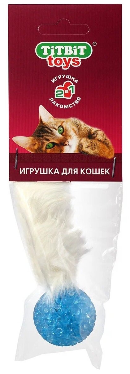 TiTBiT игрушка для кошек хвост кроличий 12 г