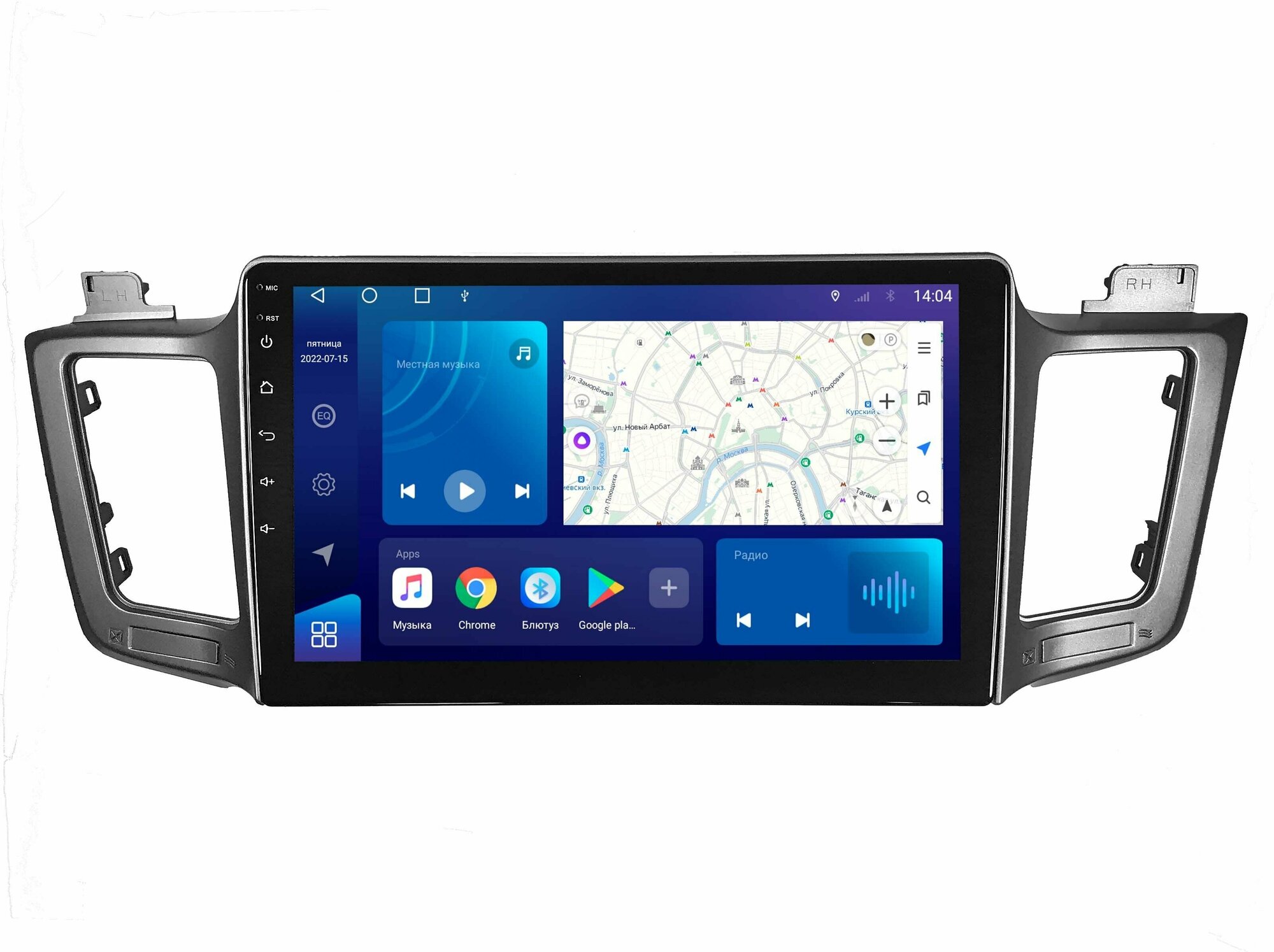 Магнитола Qled DSP на Toyota Rav4 IV 2012-2018 Android 2/32GB