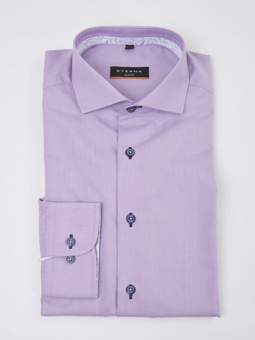 Рубашка Eterna, размер 44, фиолетовый