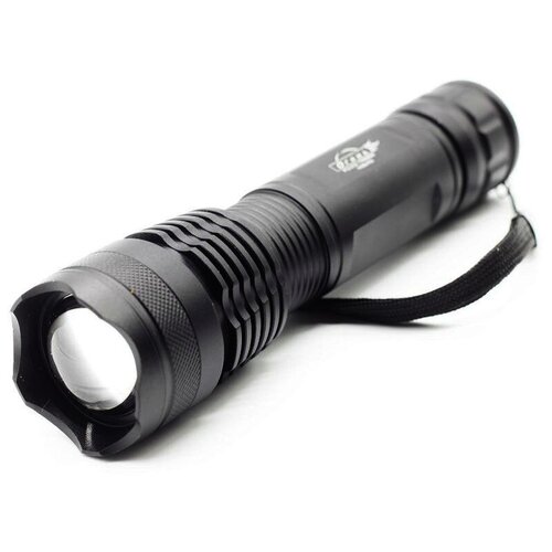 Фонарь ручной аккумуляторный H-696-P50 Zoom 1акб 18650 Огонь