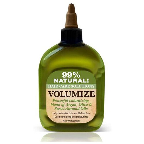 Difeel 99% Natural Hair Care Solutions Volumize 99% натуральное масло для волос - объем, 75 мл