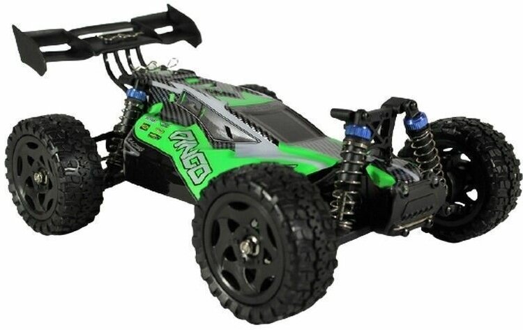 Радиоуправляемая багги Remo Hobby Dingo V2.0 (зеленая) 4WD 2.4G 1/16 RTR