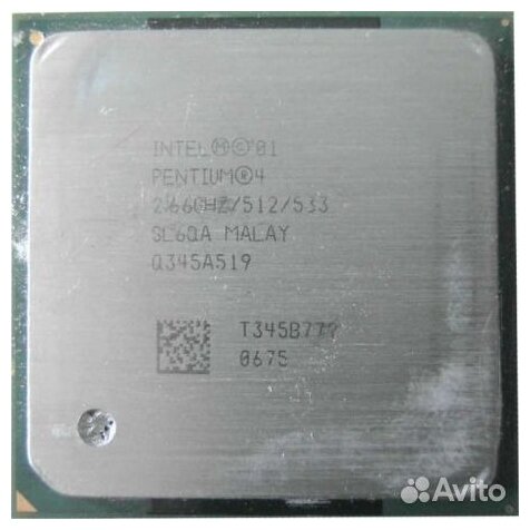 Процессор Intel Pentium 4 2267MHz Northwood S478,  1 x 2267 МГц, OEM