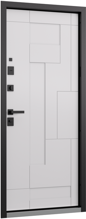 Дверь входная для квартиры Torex Ultimatum-М 950х2050, левый, тепло-шумоизоляция, антикоррозийная защита, замки 4-го класса защиты, серый/белый - фотография № 9