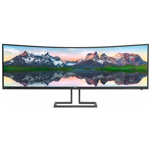 49 Philips 498P9Z изогнутый1800 5120x1440165Hz VA W-LED 329 4ms HDMI DP 4USB32 80M1 178178 550cd 30001 2Speakers 5W Tilt HAS Swivel Black 10639900₽